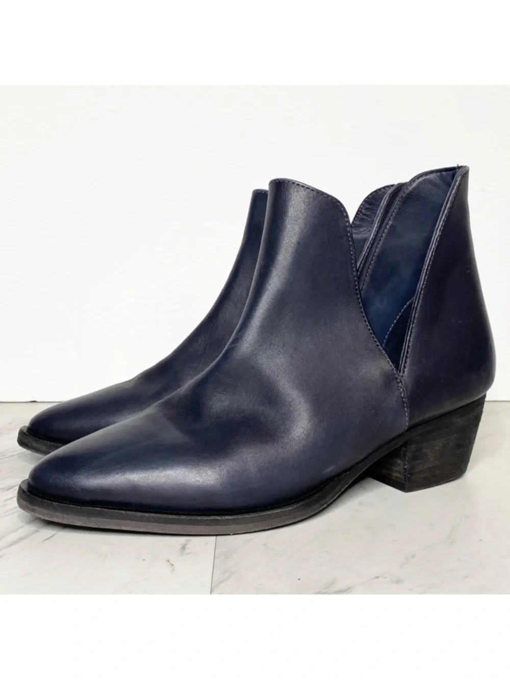 Free People Charm Double V Bootie 36 1/2 - Picture 1 of 13